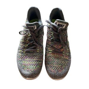 Nike LunarEpic Flyknit 2 'Multicolor' Gray Green Men’s Sz 7.5 863780-003